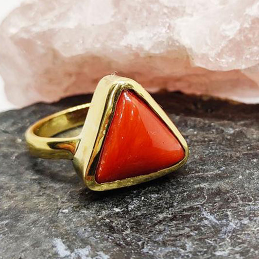 Red Coral(Tringal & Oval)