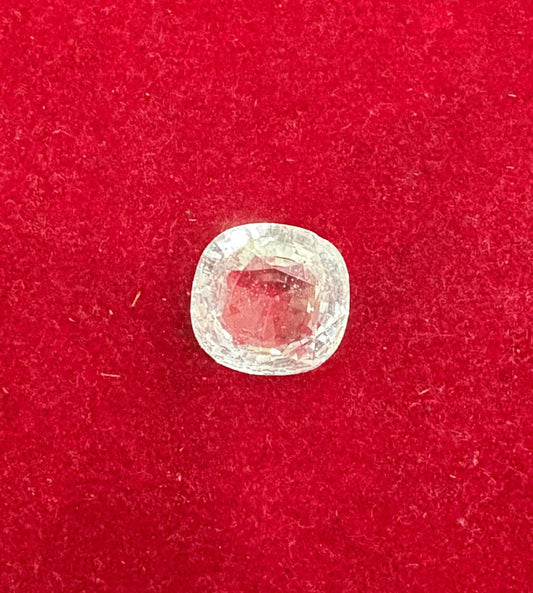 Natural White Zircon -7.50cts